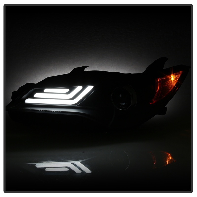 Toyota Camry Headlights - SPYDER - Projector - Black - `15-`17
