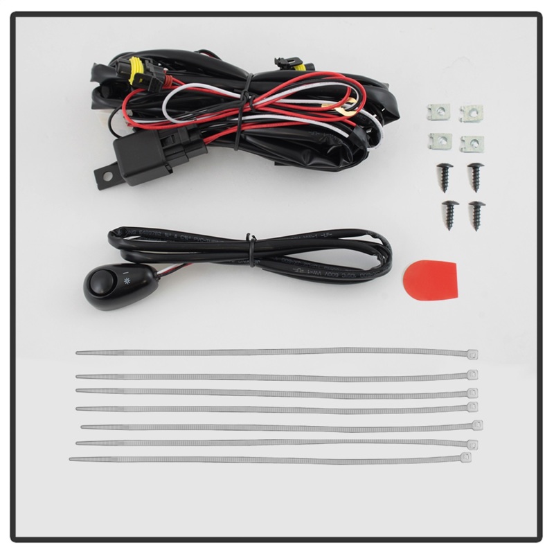 Ford Fusion Fog Lights - SPYDER - OEM W/Switch and Cover - Clear - `17-`18