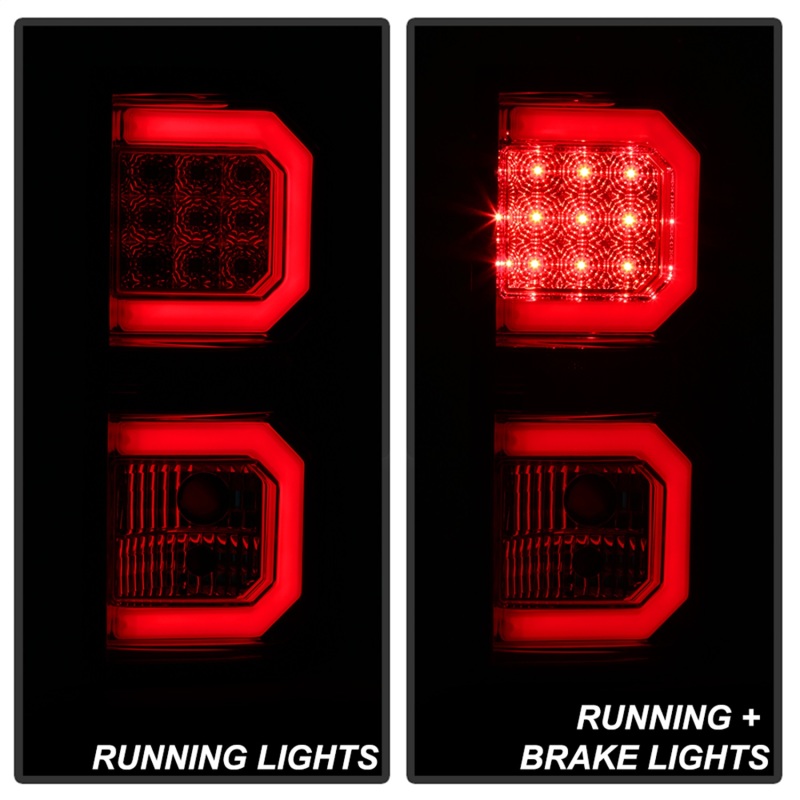 Toyota Tundra LED Tail Lights - Rear - SPYDER - Version 2 - Red Clear - `07-`13