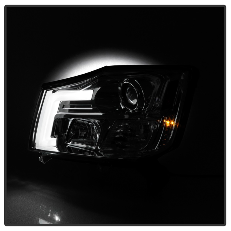 Nissan Armada Headlights - SPYDER - V2 Projector - Chrome - `04-`07