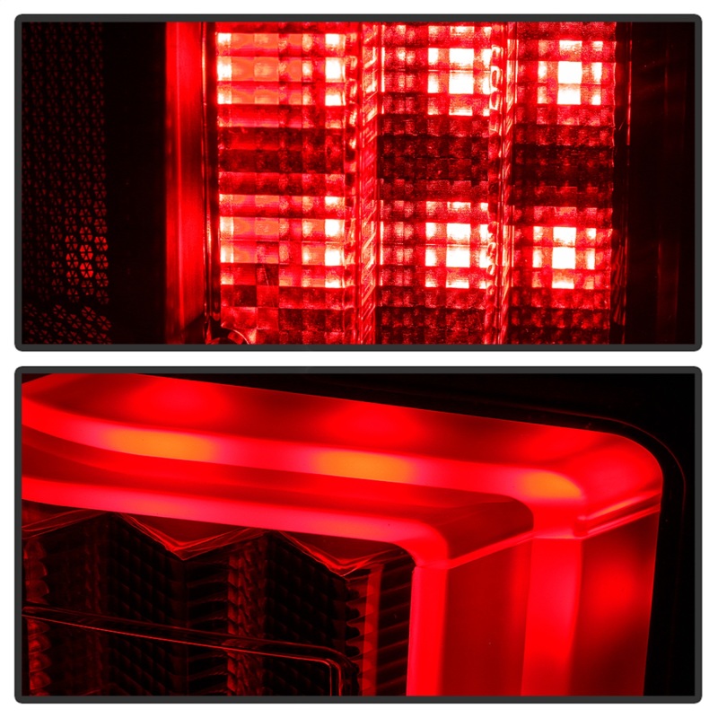 Ford F150 Tail Light Set - SPYDER - Light Bar LED - Black - `18-`19