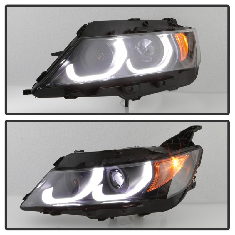 Chevrolet Impala Headlights - SPYDER - Proj Low Beam/High Beam H9 - Black - `14-`19