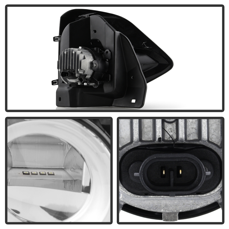 Nissan Maxima Fog Lights - SPYDER - Full LED w/Switch - Clear - `09-`21