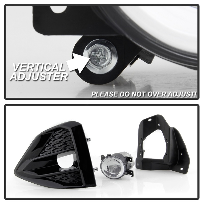 Nissan Maxima Fog Lights - SPYDER - Full LED w/Switch - Clear - `09-`21