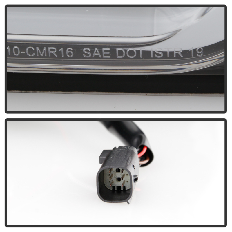 Chevrolet Camaro LED Tail Lights - SPYDER - Sequential Turn Signal - Black - `16-`18