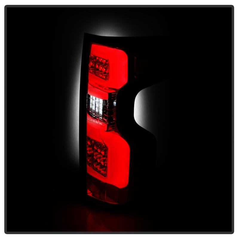 Chevrolet Silverado LED Tail Lights - SPYDER - ALT-YD-CS19HAL-C - Chrome - `19-`20