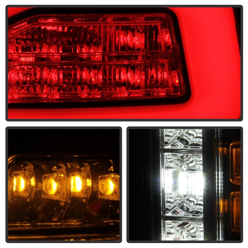 Dodge Ram LED Tail Lights - SPYDER - Sequential Turn Signal - Chrome - `19-`20