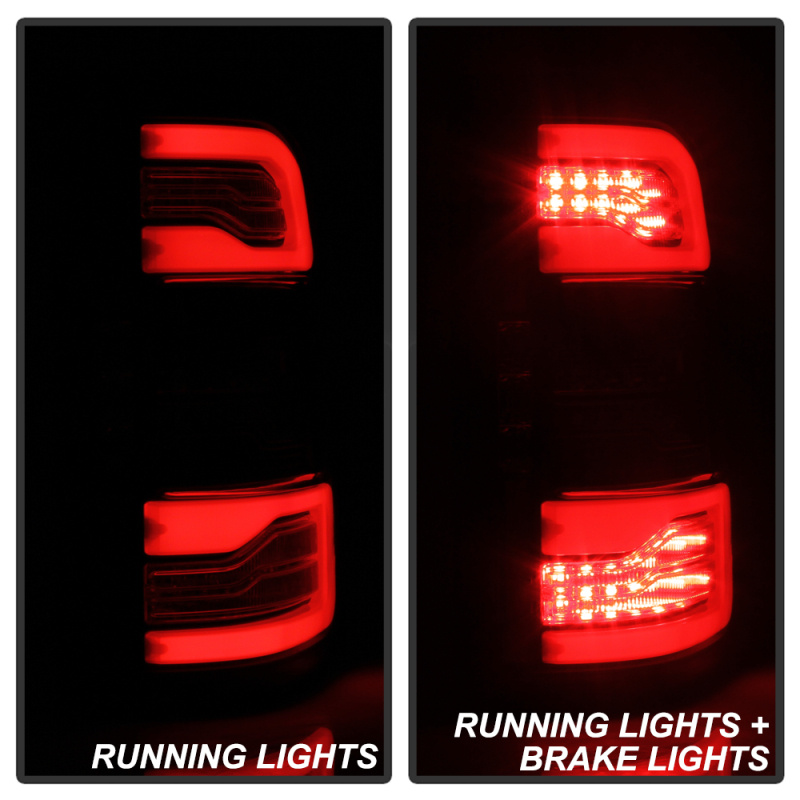 Dodge Ram LED Tail Lights - SPYDER - Sequential Turn Signal - Chrome - `19-`20