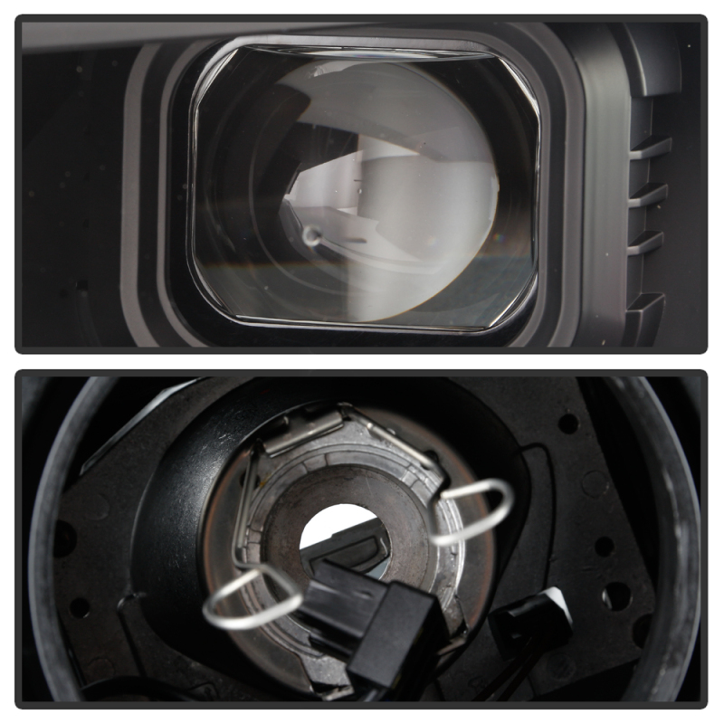 Chevrolet Camaro Headlights - SPYDER - Projector, Halogen, Sequential Turn Signal - Black - `16-`18