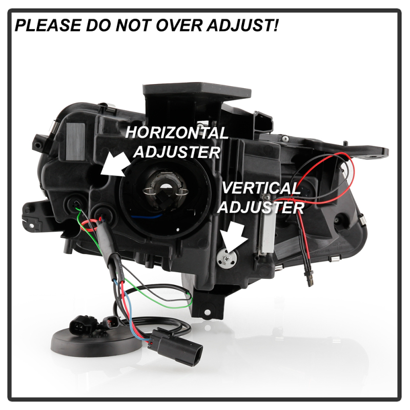 Chevrolet Camaro Headlights - SPYDER - Projector, Halogen Model, Sequential Turn Signal - Chrome - `16-`18