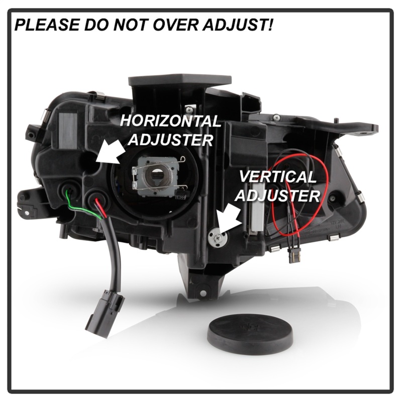 Chevrolet Camaro Headlights - SPYDER - Projector, Sequential Turn Signal - Black - `16-`18