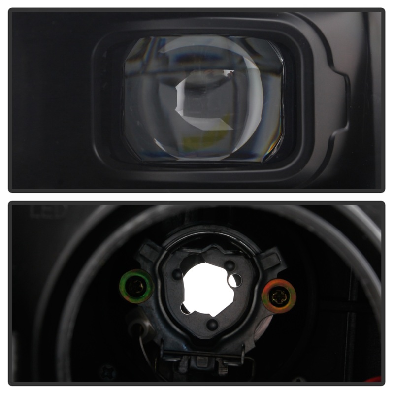 Dodge Ram Headlights - SPYDER - Projector with Sequential Turn Signal - Black - `19-`20