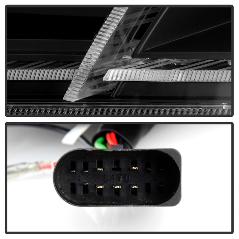 Audi TT Headlights - SPYDER - Projector, Sequential Signal - Black - `12-`15