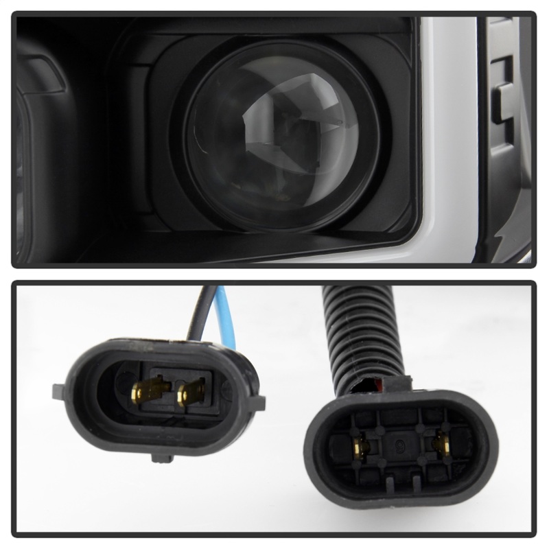 Toyota Tundra Headlights - SPYDER - Spyder Platinum Series - Black - `07-`09