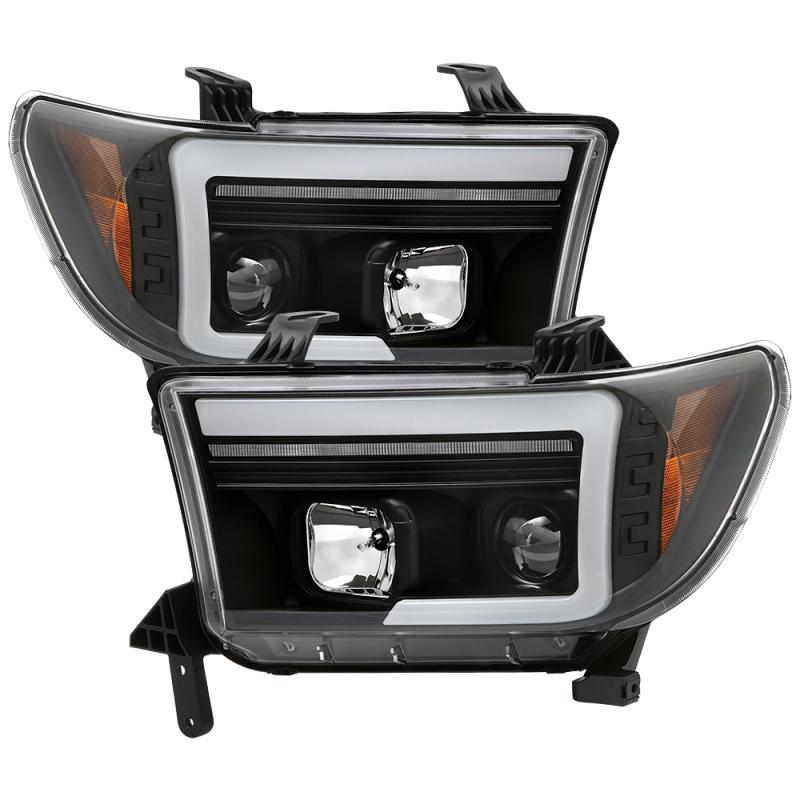 Toyota Tundra Headlights - SPYDER - Spyder Platinum Series - Black - `07-`09