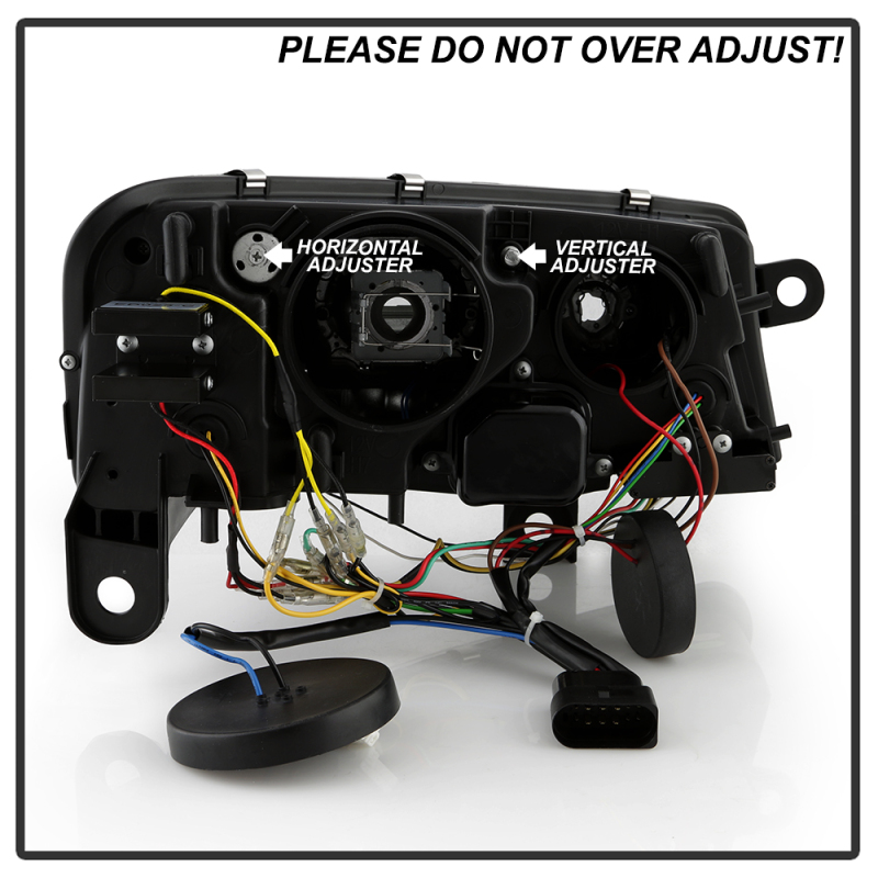 Audi A6 Projector Headlights - SPYDER - Sequential LED Turn Signal Lights, HID Model - `09-`11