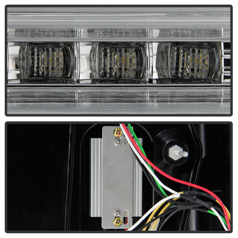 Toyota 4Runner LED Tail Lights - SPYDER - Sequential Turn Signal - Chrome - `10-`14