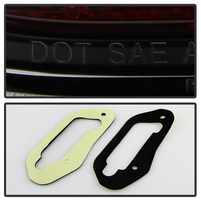 Toyota 4Runner LED Tail Lights - SPYDER - Sequential Turn Signal - Black - `10-`14