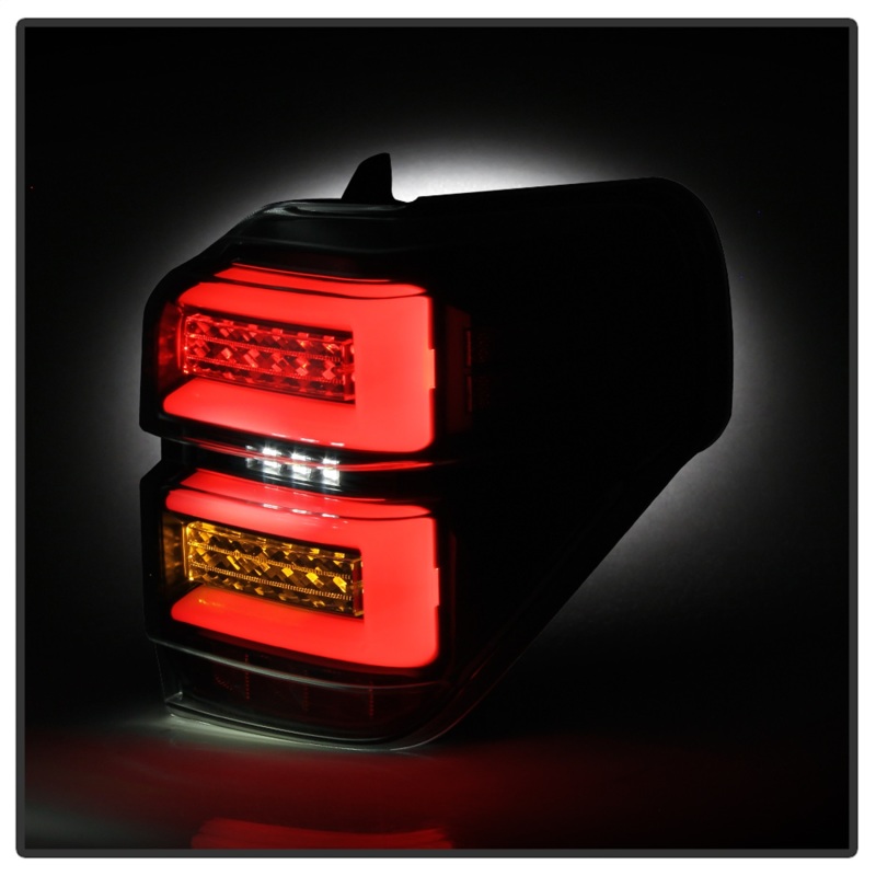Toyota 4Runner LED Tail Lights - SPYDER - Sequential Turn Signal - Black - `10-`14