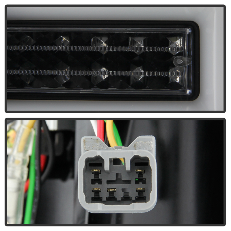 Toyota 4Runner LED Tail Lights - SPYDER - Sequential Turn Signal - Black - `10-`14