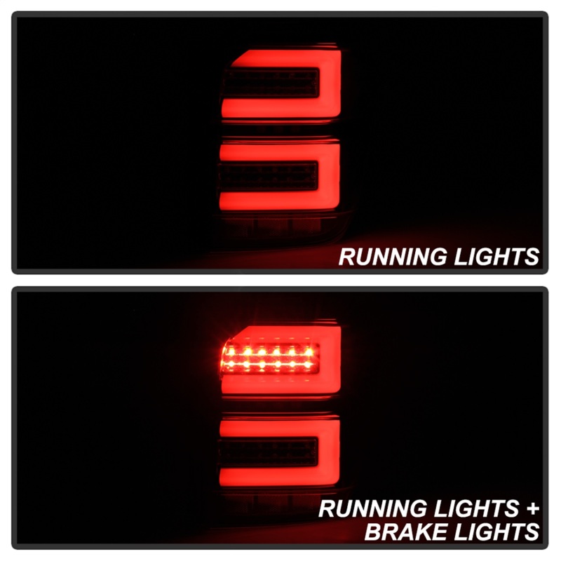 Toyota 4Runner LED Tail Lights - SPYDER - Sequential Turn Signal - Black - `10-`14