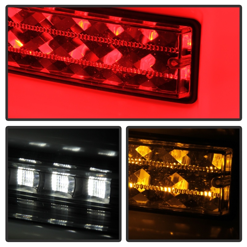 Toyota 4Runner LED Tail Lights - SPYDER - Sequential Turn Signal - Black - `10-`14