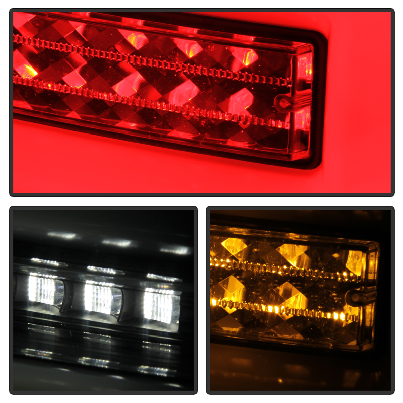 Toyota 4Runner LED Tail Lights - SPYDER - Sequential Turn Signal - Black - `10-`14