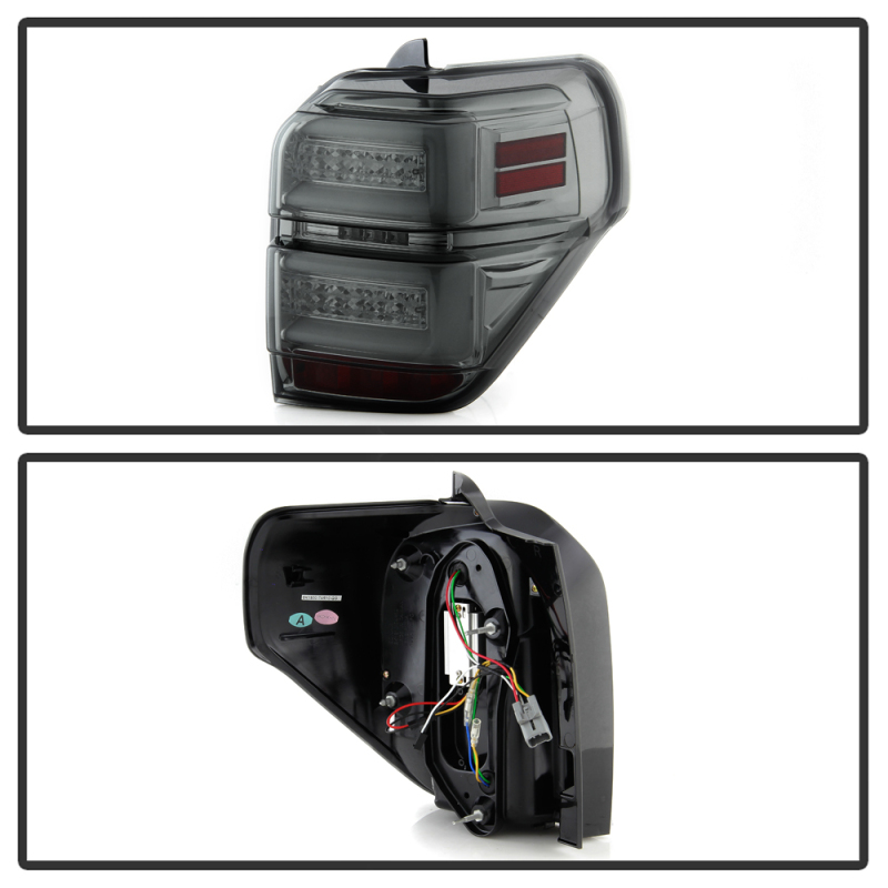 Toyota 4Runner LED Tail Lights - SPYDER - Sequential Turn Signal - Smoke - `10-`14