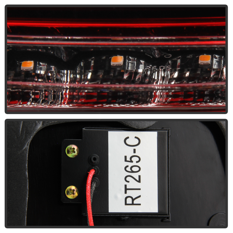 Subaru Impreza Tail Lights - SPYDER - LED - Red Clear - `08-`11
