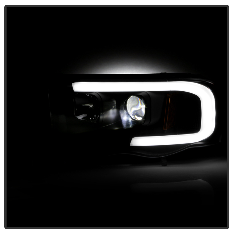Dodge Ram 1500 Headlights - SPYDER - Spyder Platinum Series High-Power LED Module - Black - `02-`05