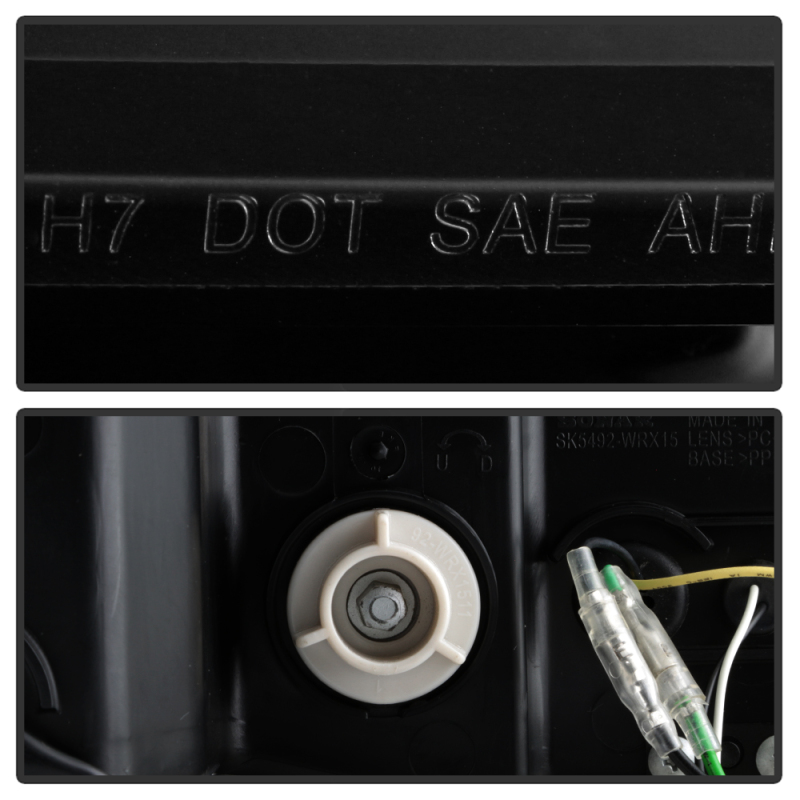 Subaru Impreza Headlights - SPYDER - Apex Series Projector + High-Power LED Module - Black - `15-`20