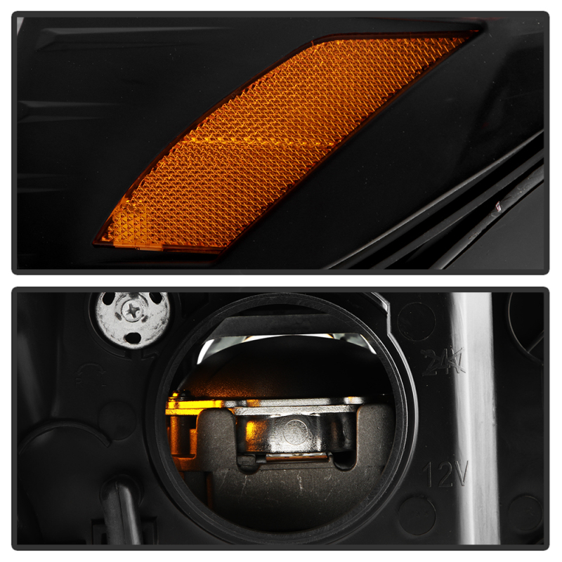 Subaru Impreza Headlights - SPYDER - APEX Series Projector LED Model High-Power LED Module - Black - `15-`20