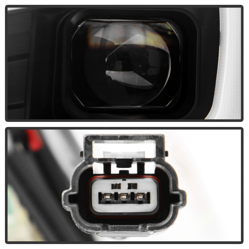 Subaru Impreza Headlights - SPYDER - APEX Series Projector LED Model High-Power LED Module - Black - `15-`20