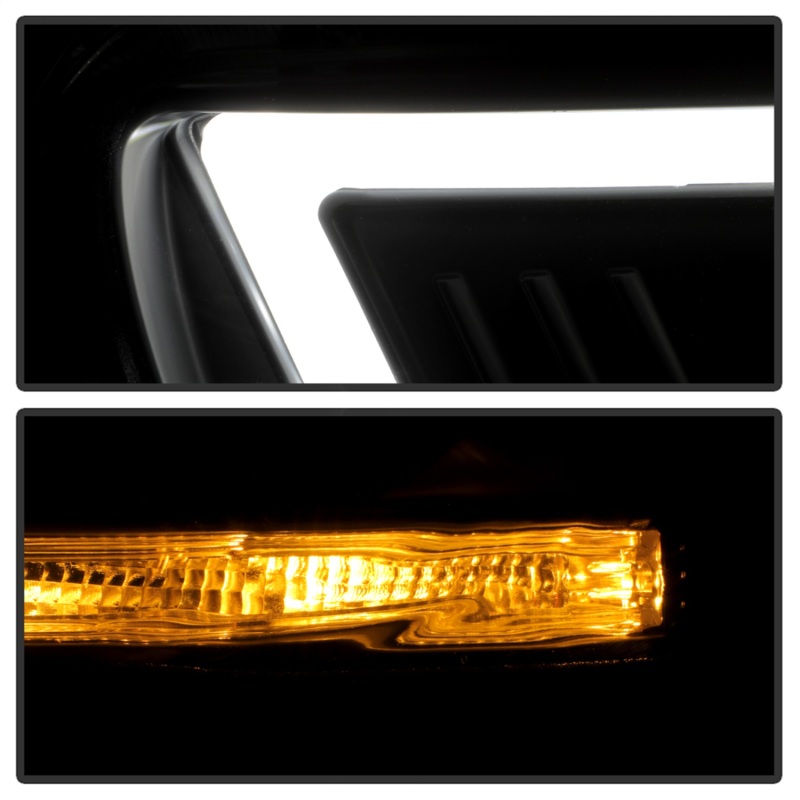 Mitsubishi Lancer EVO Headlights - SPYDER - Projector - Black - `08-`17