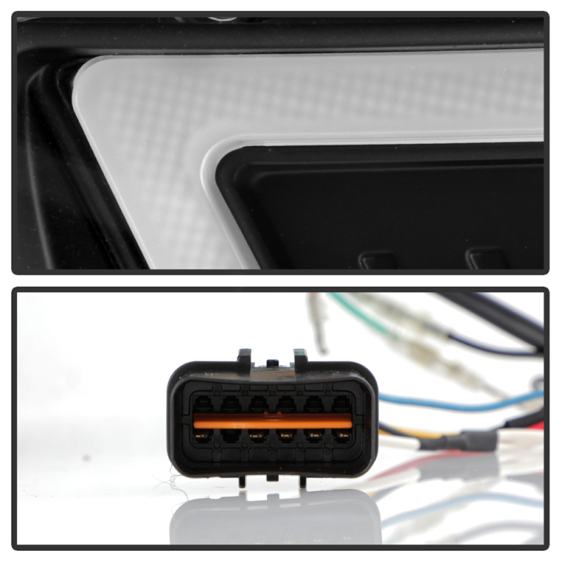 Mitsubishi Lancer EVO Headlights - SPYDER - Projector - Black - `08-`17