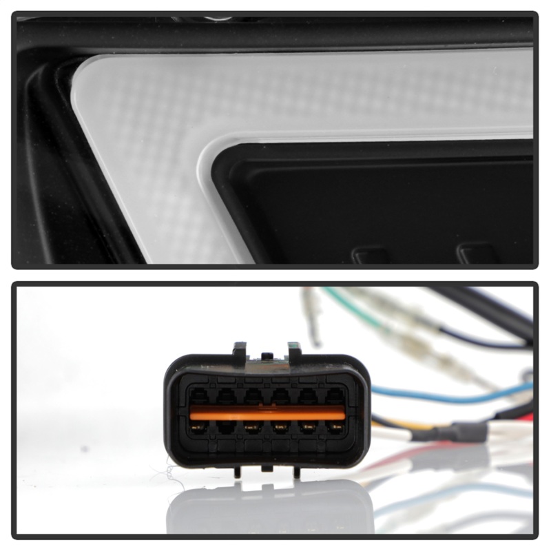 Mitsubishi Lancer EVO Headlights - SPYDER - Projector - Black - `08-`17