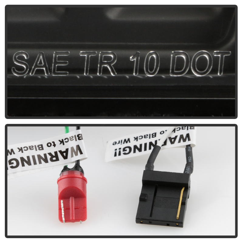 Mitsubishi Evolution Tail Lights - SPYDER - LED Version 2 - Black - `08-`14