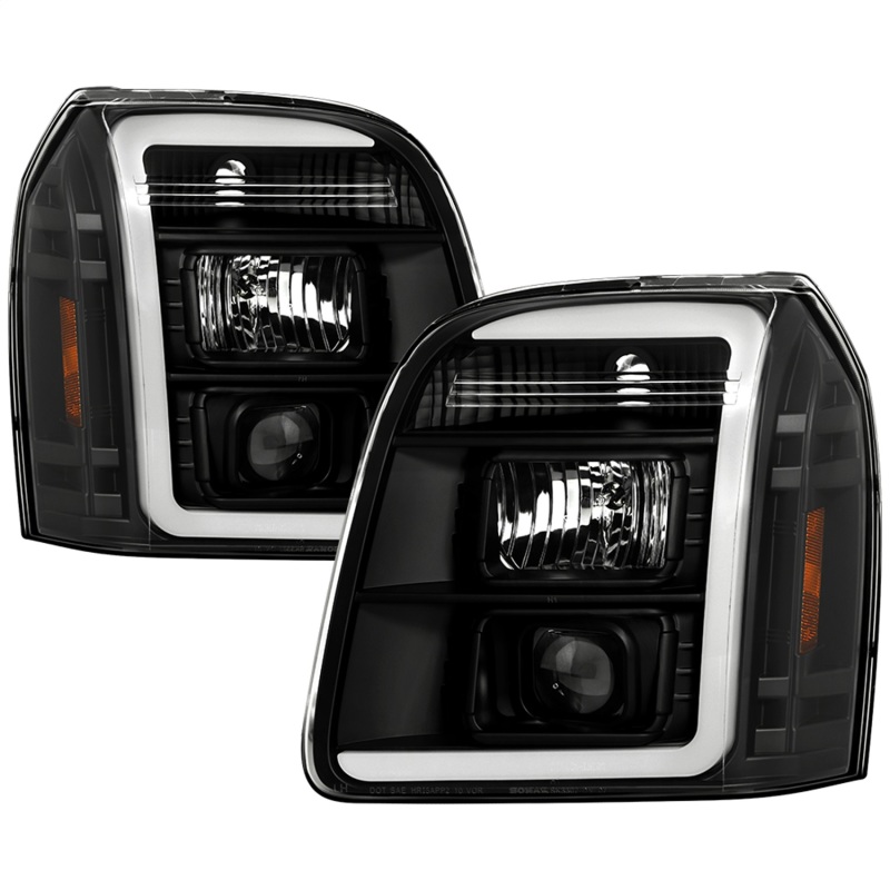 GMC Yukon Headlights - SPYDER - Version 2 Projector Headlights - Black - `07-`14