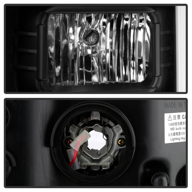 GMC Yukon XL Headlights - SPYDER - Version 2 Projector Headlights - Black - `07-`14