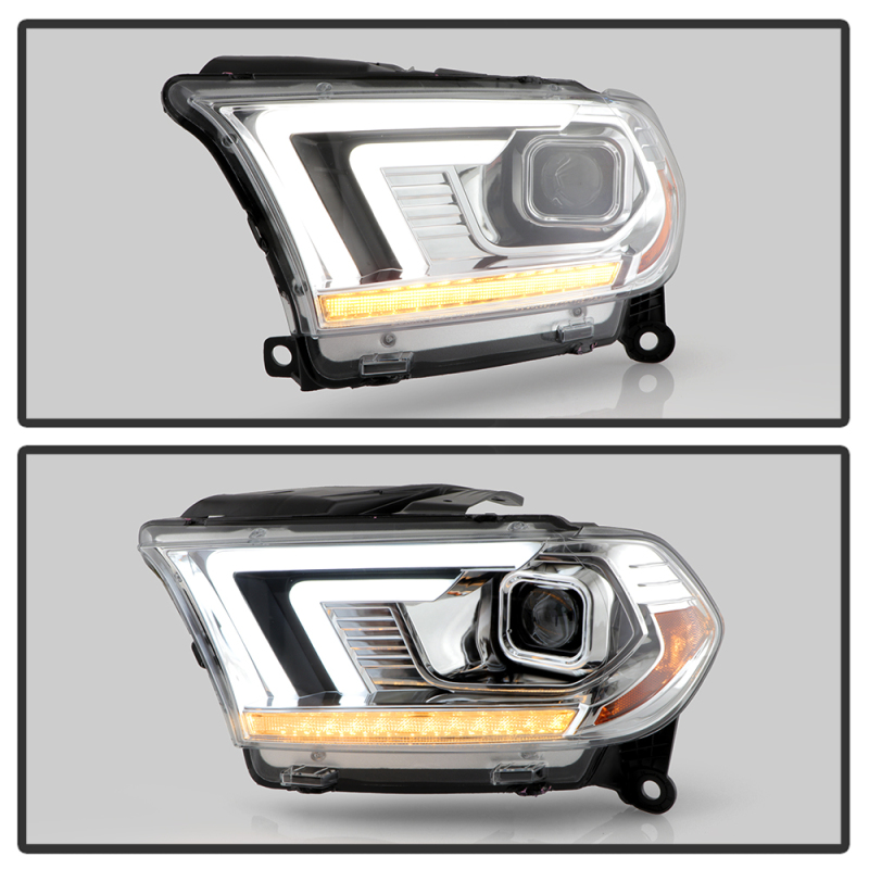 Dodge Durango Projector Headlights - SPYDER - Spyder Signature Series - Chrome - `11-`13