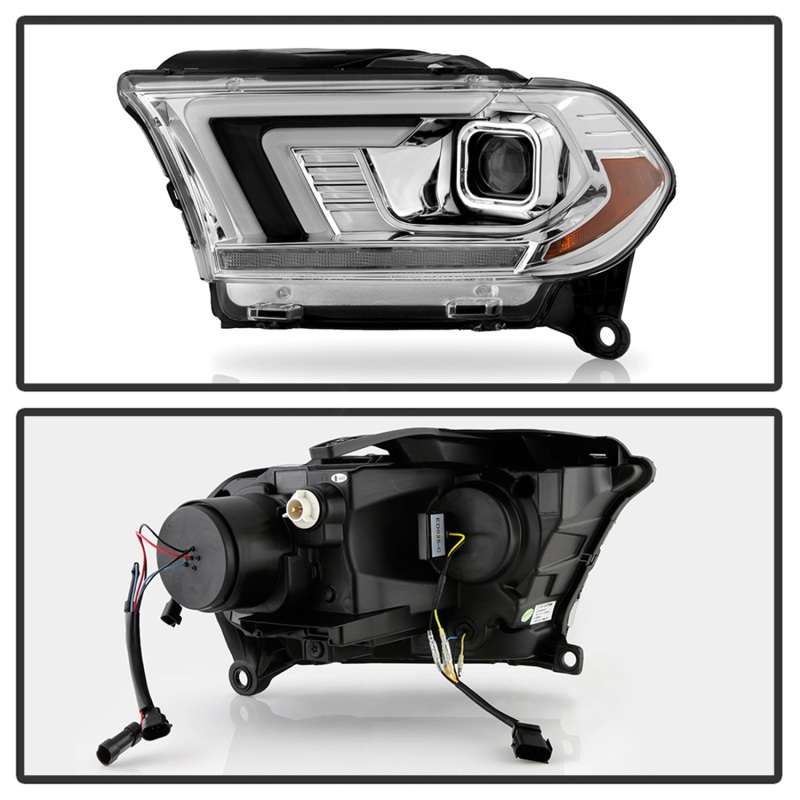 Dodge Durango Projector Headlights - SPYDER - Spyder Signature Series - Chrome - `11-`13