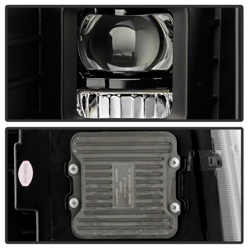 GMC Yukon Headlights - SPYDER - High-Power LED Module - Black - `15-`20