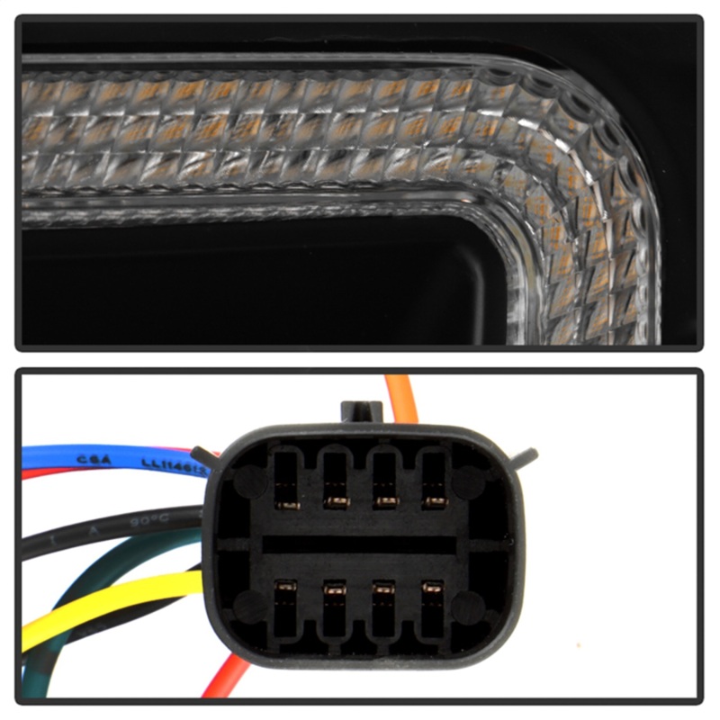 GMC Yukon Headlights - SPYDER - High-Power LED Module - Black - `15-`20