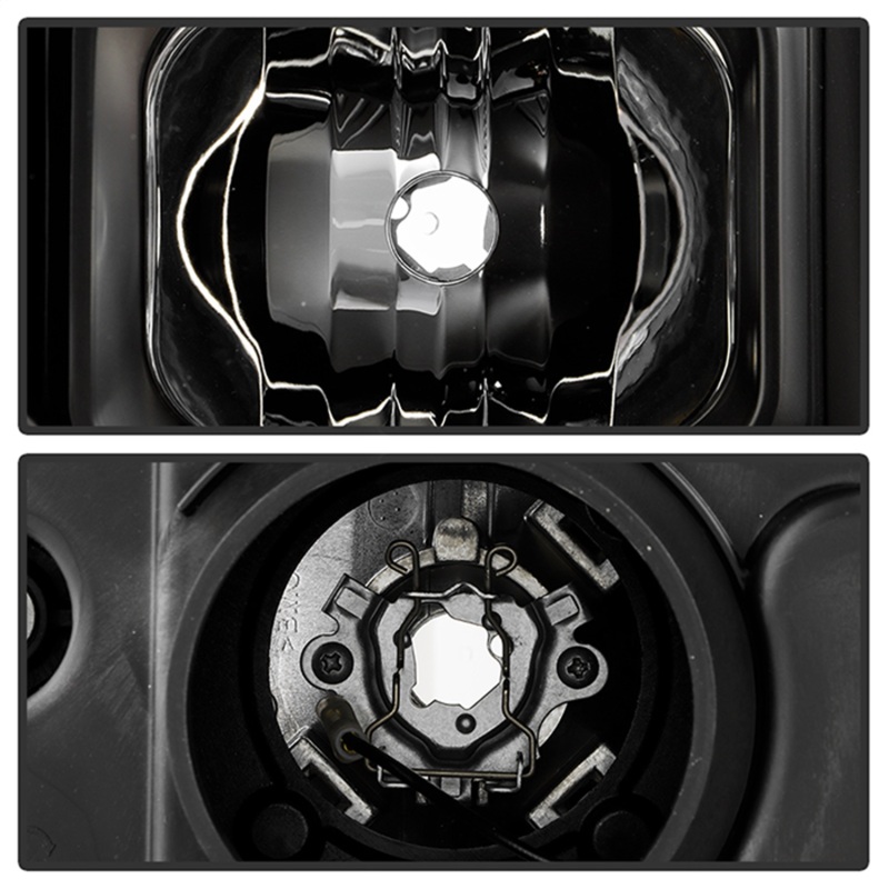 Chevrolet Silverado 3500 Headlights - SPYDER - LED Light Bar Projector, Sequential LED Turn Signal - Black - `20-`23