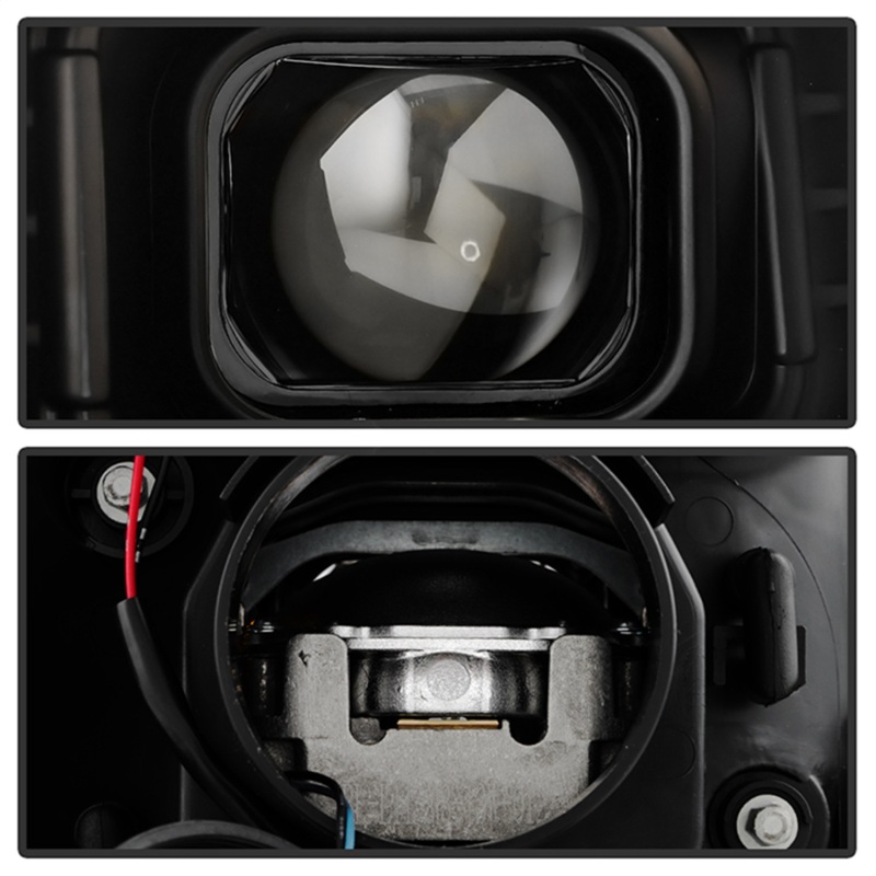 GMC Yukon Headlights - SPYDER - Spyder Platinum, Version 2 High-Power LED Module, Projector - Black - `07-`14