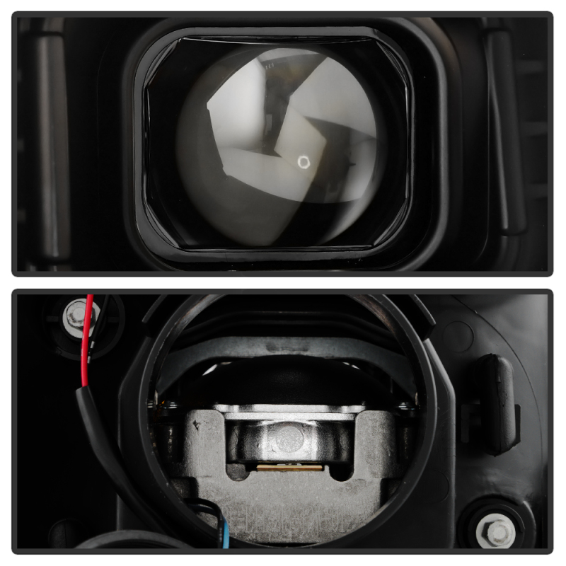 GMC Yukon Headlights - SPYDER - Spyder Platinum, Version 2 High-Power LED Module, Projector - Black - `07-`14