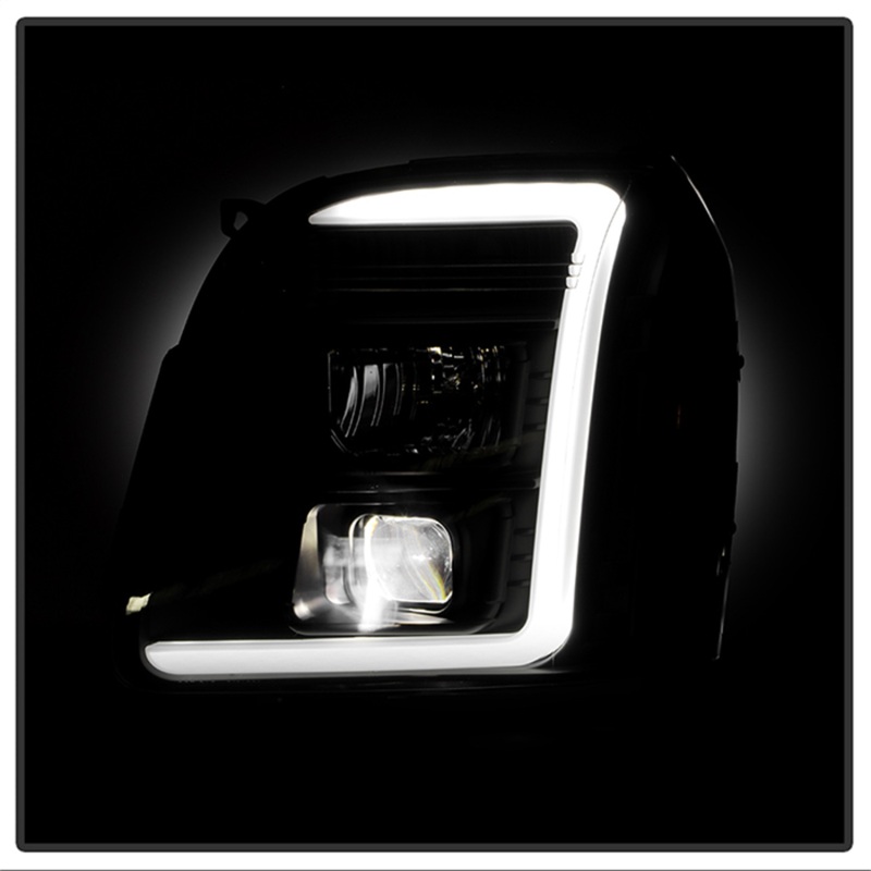 GMC Yukon Headlights - SPYDER - Spyder Platinum, Version 2 High-Power LED Module, Projector - Black - `07-`14