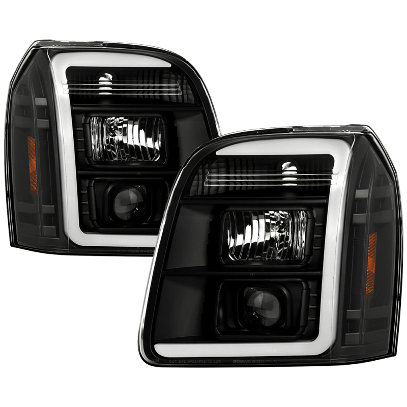 GMC Yukon Headlights - SPYDER - Spyder Platinum, Version 2 High-Power LED Module, Projector - Black - `07-`14