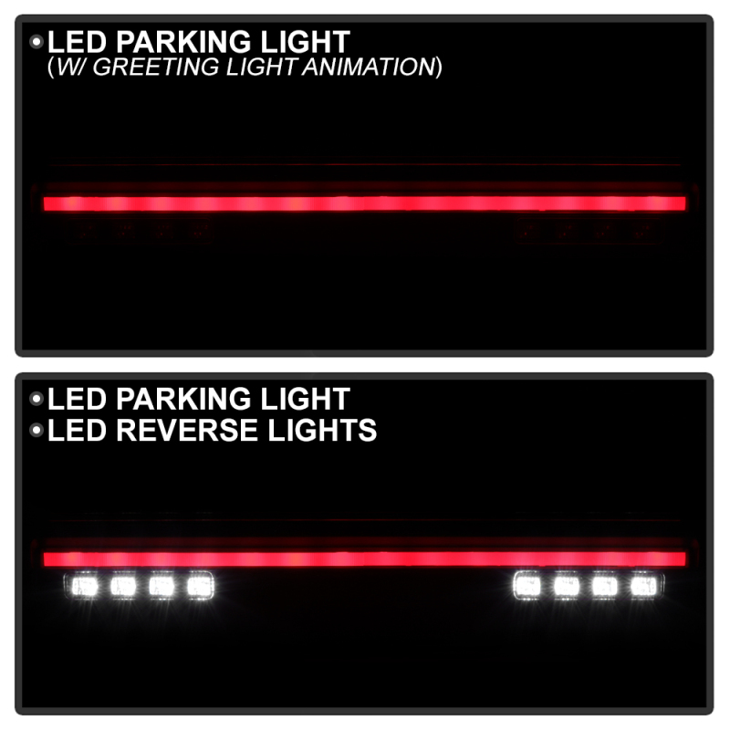 Toyota BRZ LED Tail Lights - Rear - SPYDER - Black - `22-`24