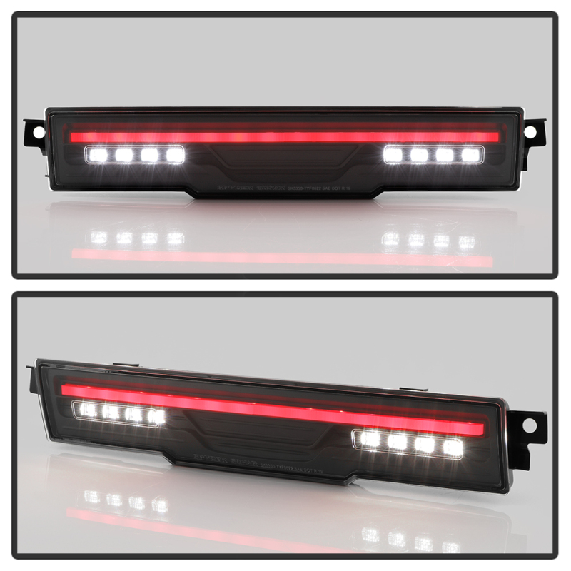Toyota GR86 LED Tail Lights - Rear - SPYDER - Black - `22-`24